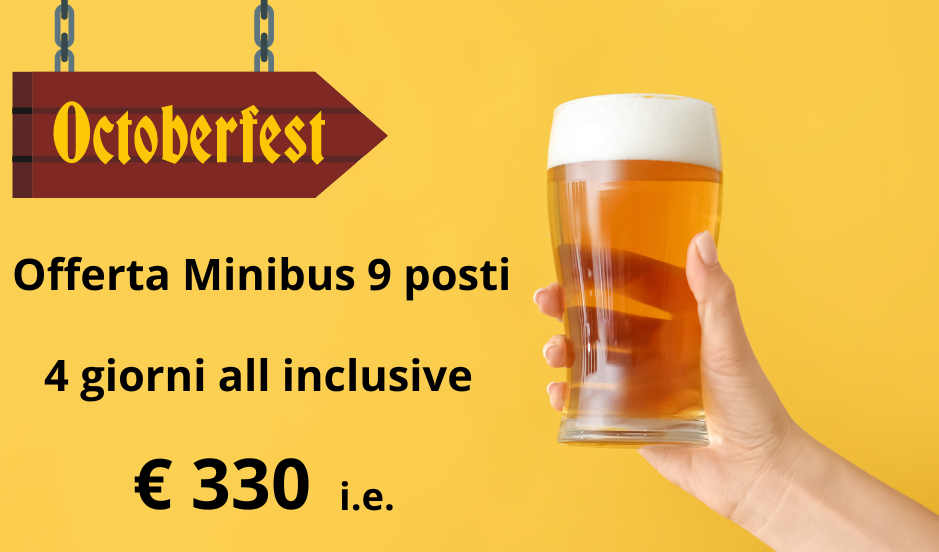 offerta noleggio minibus oktoberfest